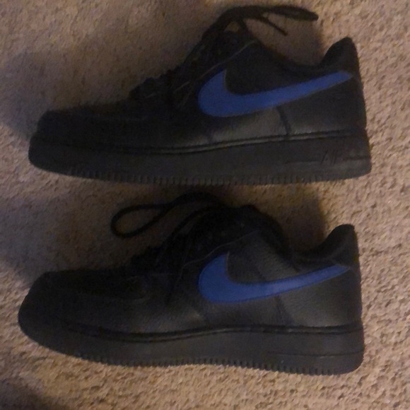 AF1 black blue - Picture 3 of 4